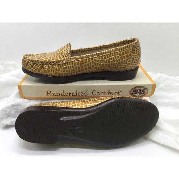SAS Simplify Tripad Loafers Womens 8.5N Caramel New - Picture 10 of 12